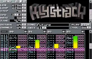 Klystrack screenshot 1