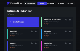 FlutterFlow screenshot 1