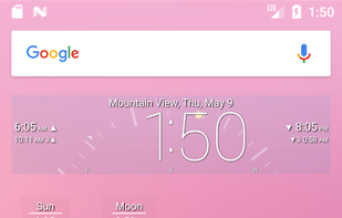 Sun & planet widgets