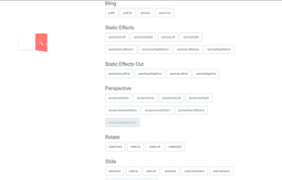 Magic Animations CSS3 screenshot 1
