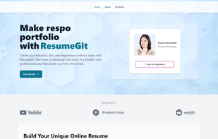 ResumeGit screenshot 1