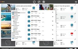 choose output format