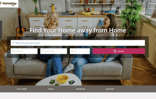 Homestay.com screenshot 1