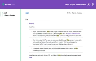 Archivy screenshot 2