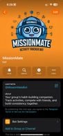 MissionMate Setup Bot Profile