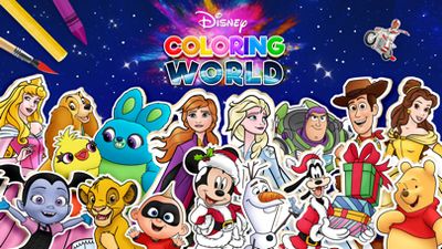 Disney Coloring World screenshot 1
