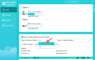 iSunshare CloneGo screenshot 1