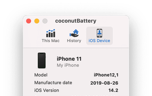 CoconutBattery 3 screenshot 1