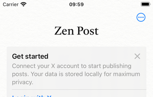 Zen Post screenshot 1