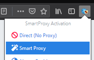 Easy config from menu