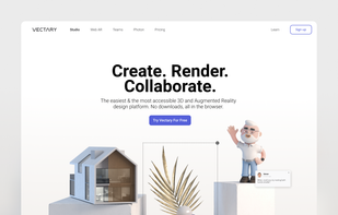 Create, Render, Collaborate in Vectary