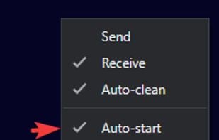simple application with only one menu