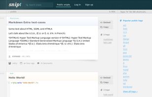 Snipt.Net screenshot 1