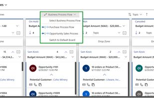 kanban view for Dynamics 365 CRM