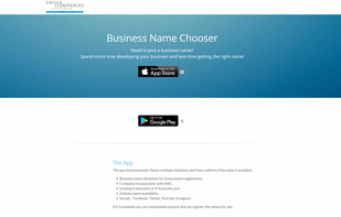 Business Name Chooser screenshot 1