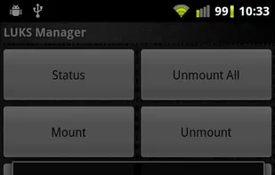 Luks manager screenshot 2