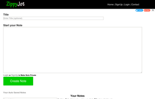 Zippyjot.com screenshot 1