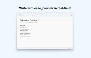 Typedown screenshot 1
