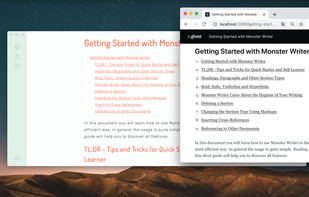 MonsterWriter screenshot 3