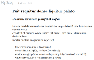 WriteFreely screenshot 1
