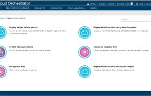IBM Cloud Orchestrator screenshot 1