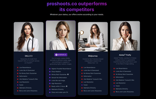 Proshoot.co screenshot 2