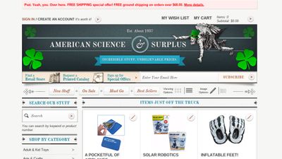 American Science Surplus screenshot 1
