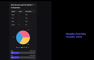 QR Poll screenshot 2
