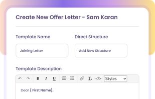 Send quick offer letters from multiple  templates without exception