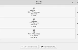 Hypnotix screenshot 1