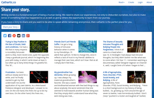 Cathartic.co screenshot 1