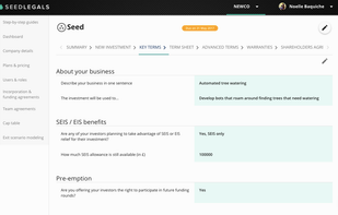 SeedLegals screenshot 3