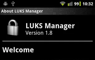 Luks manager screenshot 1