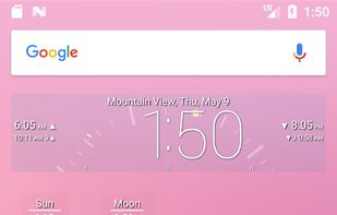 Sun & planet widgets