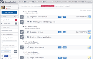 Travel timeline (website version)