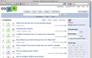 OSQA screenshot 1