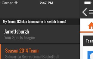 LeagueAthletics screenshot 2