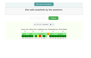 azure pronunciation assessment screenshot 1