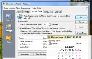 Chameleon Clock screenshot 1