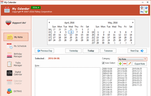 FCorp My Calendar screenshot 1