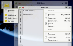 xfce4-notes screenshot 1