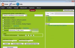 MotionInJoy DS3 Tool screenshot 1