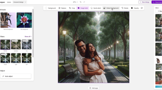 Microsoft Designer expands image size options and introduces new AI features image