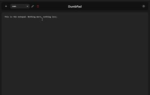 DumbPad screenshot 1