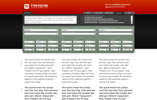 Typetester screenshot 1