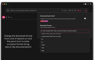 Stacher screenshot 2