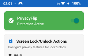 PrivacyFlip screenshot 1