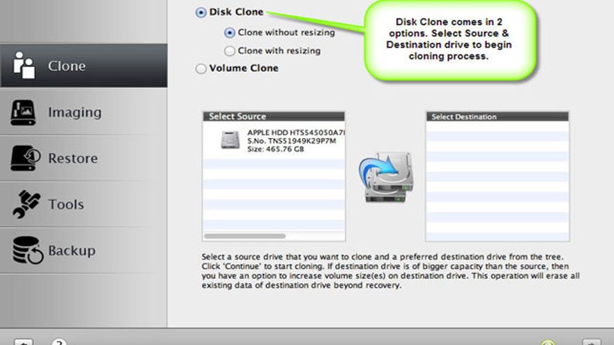 Cloning Apple's Recovery HD partition, Carbon Copy Cloner