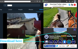 Download Twitter videos