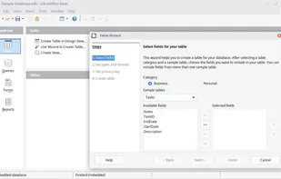 LibreOffice - Base screenshot 1